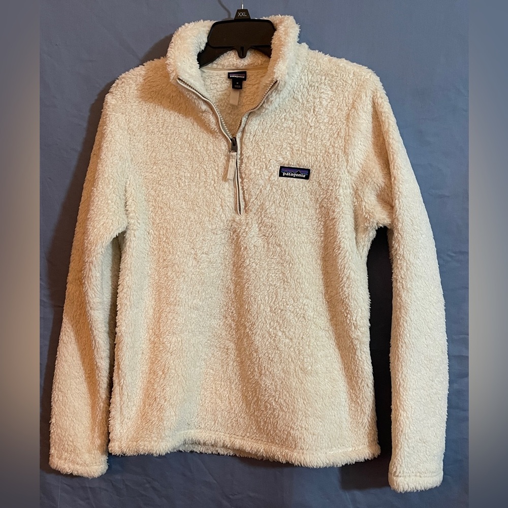 Patagonia Cream 1/4 Zip Pullover Ladies Med